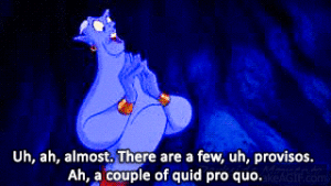 Genie quid pro quo